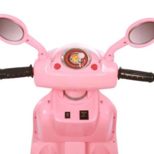 6V Retro Elektrische Kinderscooter Roze