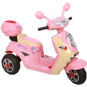 6V Retro Elektrische Kinderscooter Roze