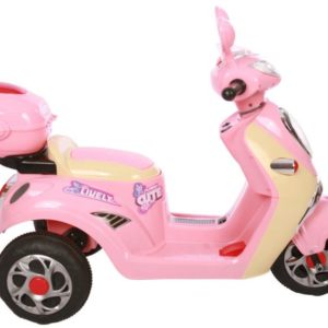 6V Retro Elektrische Kinderscooter Roze