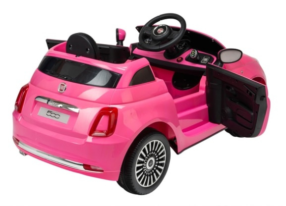Fiat 500 Kinderauto Roze