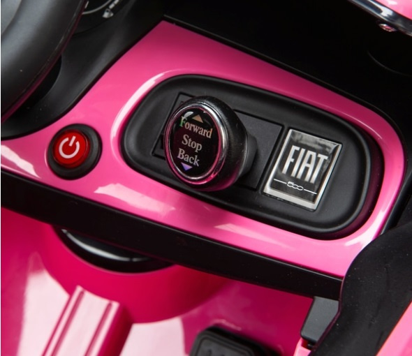 Fiat 500 Kinderauto Roze