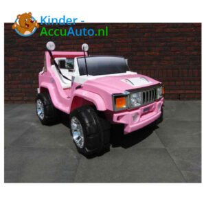 Jeep Kinderauto 2 Persoons Roze 3