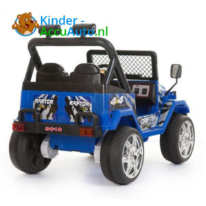 Jeep Raptor Kinderauto Blauw 2