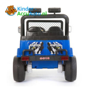 Jeep Raptor Kinderauto Blauw 3