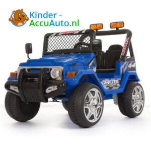 Jeep Raptor Kinderauto Blauw 4