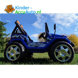 Jeep Raptor Kinderauto Blauw 5