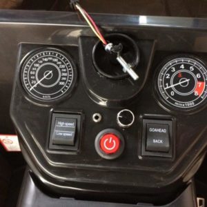 Elektrische kinderauto land rover defender 110 6V grijs