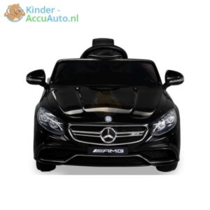 Kinder Accu Auto mercedes S63 AMG zwart 25