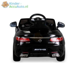 Kinder Accu Auto mercedes S63 AMG zwart 29