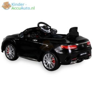 Kinder Accu Auto mercedes S63 AMG zwart 30