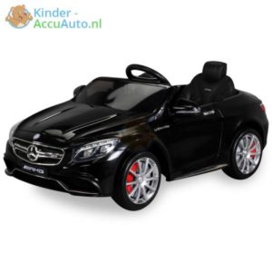 Kinder Accu Auto mercedes S63 AMG zwart 31
