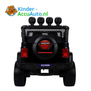 Monster Jeep Zwart Kinderauto 4
