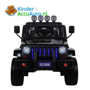 Monster Jeep Zwart Kinderauto 5