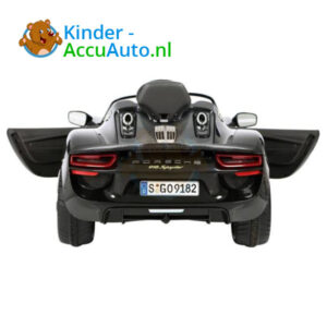 Porsche 918 Spyder Kinderauto Zwart 2