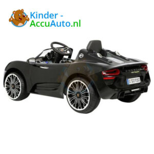 Porsche 918 Spyder Kinderauto Zwart 3