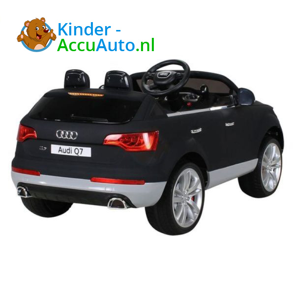 Audi Q7 Kinder Accu Auto Mat Zwart 14