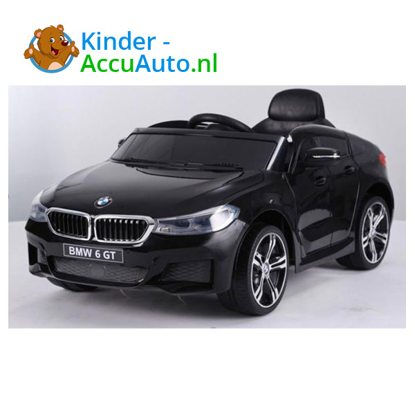 BMW 6GT Zwart Kinderauto 1