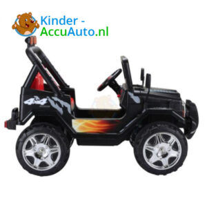 Jeep Raptor Kinderauto Zwart 3