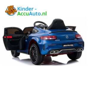 Mercedes C63 S Kinderauto Blauw 2