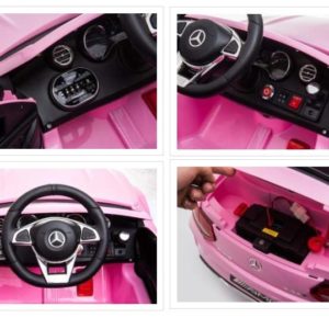 Mercedes C63 S Kinderauto Roze 7