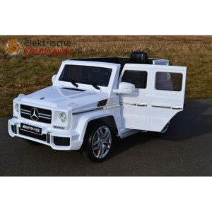 Mercedes G63 AMG Kinderauto Wit 2