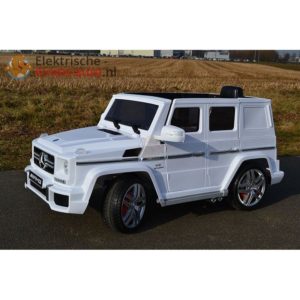 Mercedes G63 AMG Kinderauto Wit 4