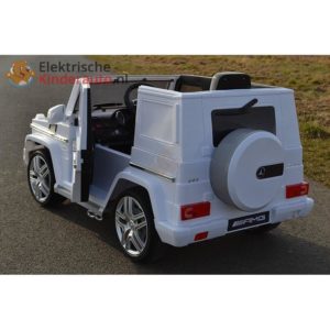 Mercedes G63 AMG Kinderauto Wit 7