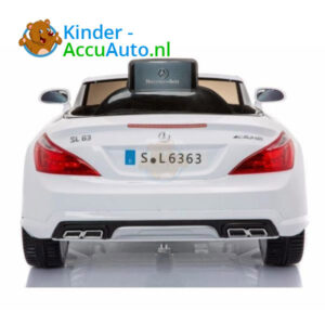 Mercedes SL63 AMG Kinderauto Wit 5