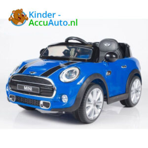 Mini Cooper Kinderauto Blauw 2