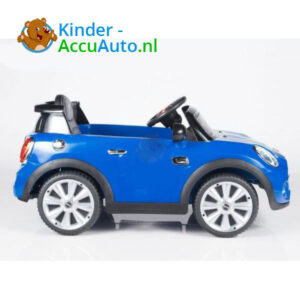 Mini Cooper Kinderauto Blauw 6