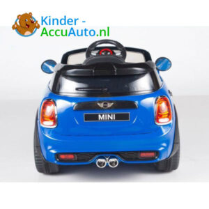 Mini Cooper Kinderauto Blauw 7