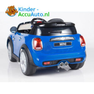 Mini Cooper Kinderauto Blauw 8
