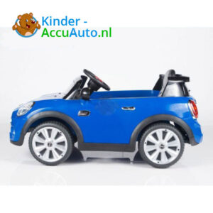 Mini Cooper Kinderauto Blauw 9