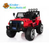 Monster Jeep Kinderauto Rood 1