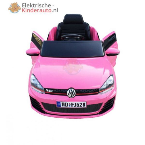 Volkswagen Golf GTI Kinderauto Roze 1
