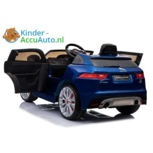 Kinder accu auto f pace blauw 4