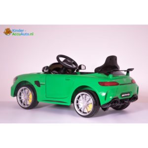 Kinder accu auto mercedes GTR AMG kinderauto groen1