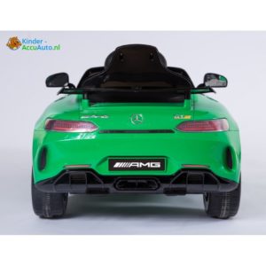 Kinder accu auto mercedes GTR AMG kinderauto groen 4