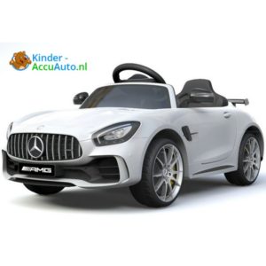 Kinder accu auto mercedes GTR amg kinderauto wit 3
