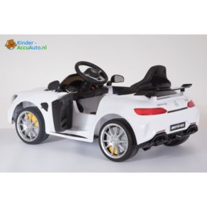 Kinder accu auto mercedes GTR amg kinderauto wit 5