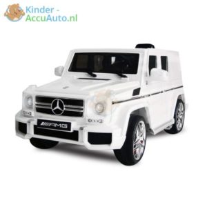 Kinder accu auto mercedes G63 amg wit