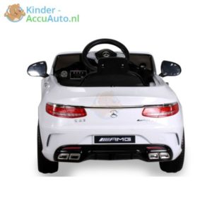 Kinder Accu Auto mercedes S63 amg wit 19