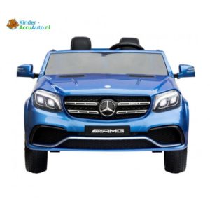 Kinder accu auto mercedes gls 63 blauw 1