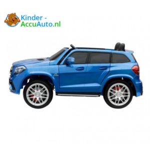 Kinder accu auto mercedes GLS 63 blauw 2