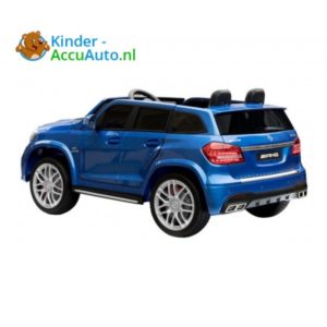 Kinder accu auto mercedes GLS 63 blauw 3