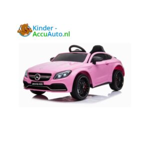 Mercedes C63 Roze Kinderauto AMG 1
