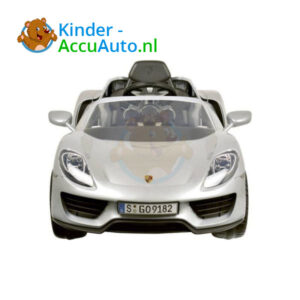 Porsche 918 Spyder Kinderauto Grijs 2