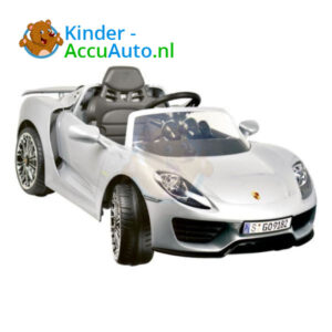 Porsche 918 Spyder Kinderauto Grijs 4