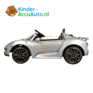 Porsche 918 Spyder Kinderauto Grijs 5