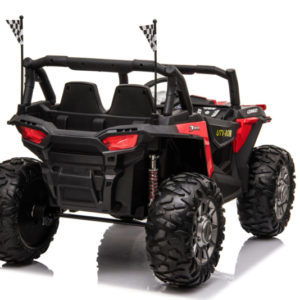 beach buggy elektrische kinderauto rood 2
